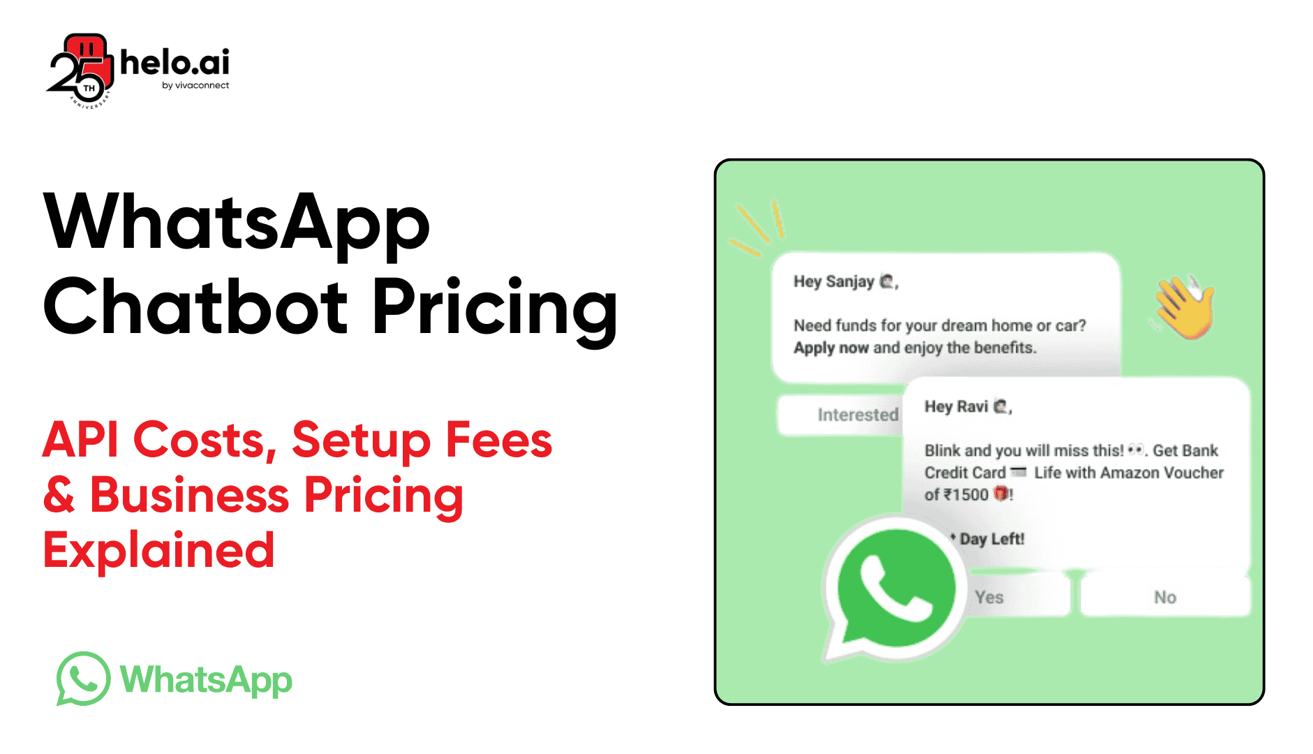 WhatsApp Chatbot Pricing